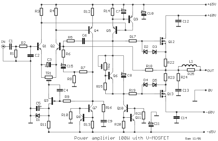 Power_amp_100W_Vmosfet_A.gif (14472 bytes)