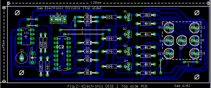 electronic_dice_2_PCB Top