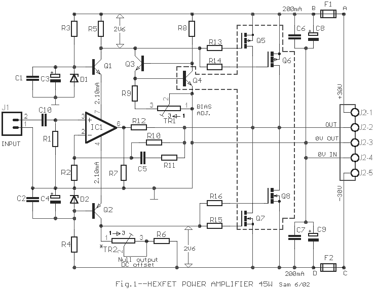 power_amp_45w_hexfet.gif (17293 bytes)